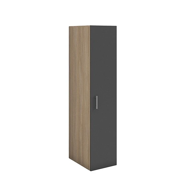 RFG Cabinet, 400 x 560 x 1800 mm, sonoma oak and graphite