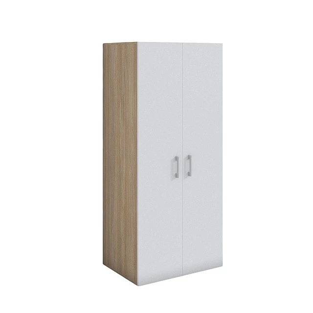 RFG Wardrobe, double, 800 x 560 x 1800 mm, sonoma oak and white