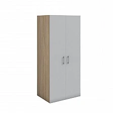 RFG Wardrobe, double, 800 x 560 x 1800 mm, sonoma oak and grey
