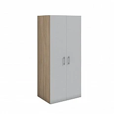 RFG Гардероб, двоен, 800 х 560 х 1800 mm, дъб сонома и сиво