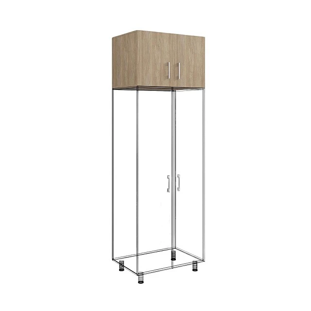 RFG Extension, double, 800 x 560 x 500 mm, sonoma oak