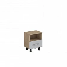 RFG Cabinet, with drawer and niche, 420 x 300 x 500 mm, sonoma oak and gray