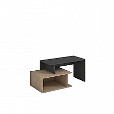 RFG TV cabinet, 1250 x 500 x 500 mm, base sonoma oak, top graphite