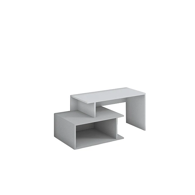RFG TV cabinet, 1250 x 500 x 500 mm, gray base, white top