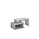 RFG TV cabinet, 1250 x 500 x 500 mm, gray base, white top