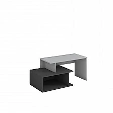RFG TV cabinet, 1250 x 500 x 500 mm, graphite base, gray superstructure