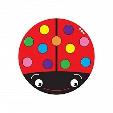 Nowa Szkola Ladybug rug, round, diameter 2 m