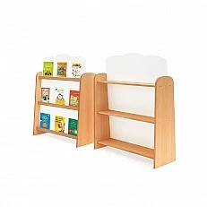 Nowa Szkola Bookcase, small, double-sided, 90 x 40 x 102 cm