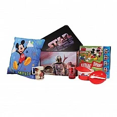 Disney The Mandalorian set storage box 20 L, Mickey cushion, Mickey lunch box, board game, glass and porcelain mug
