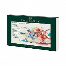 Faber-Castell Art & Graphic metal tin for 36 pencils