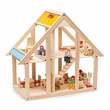 Nowa Szkola Doll house, wooden, 65 x 31 x 59 cm