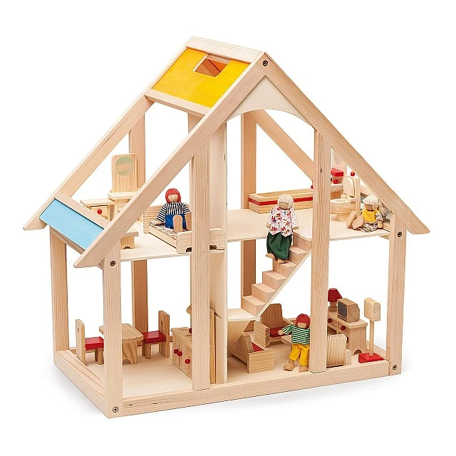Nowa Szkola Doll house, wooden, 65 x 31 x 59 cm