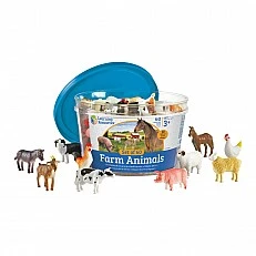 Learning Resources Animals, farm, 60 pieces