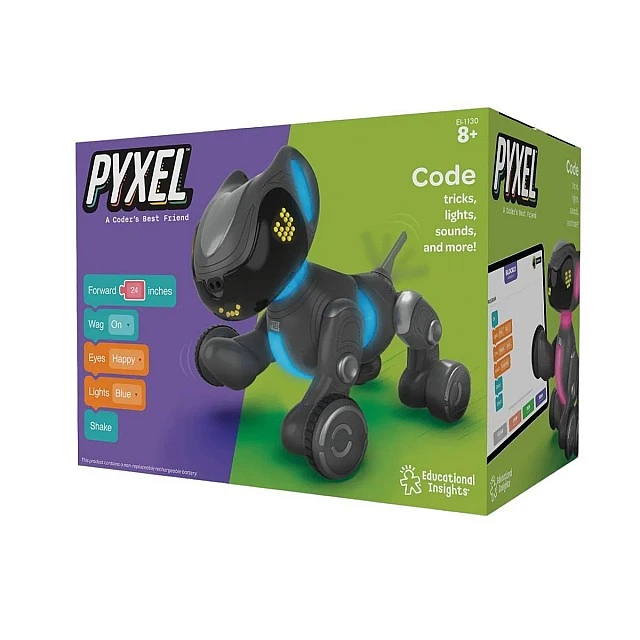 Learning Resources Pyxel programming robot, pet dog