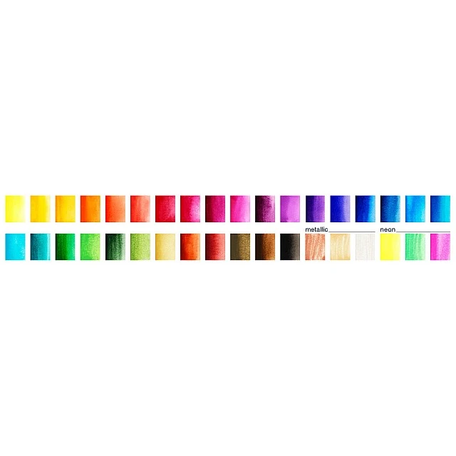 Faber-Castell Watercolor paints, in a box - palette, 36 colors