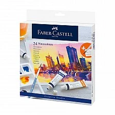 Faber-Castell Watercolor paints Creative Studio, 9 ml, 24 colors