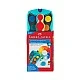 Faber-Castell Connector watercolour paints, 12 colours, turquoise palette