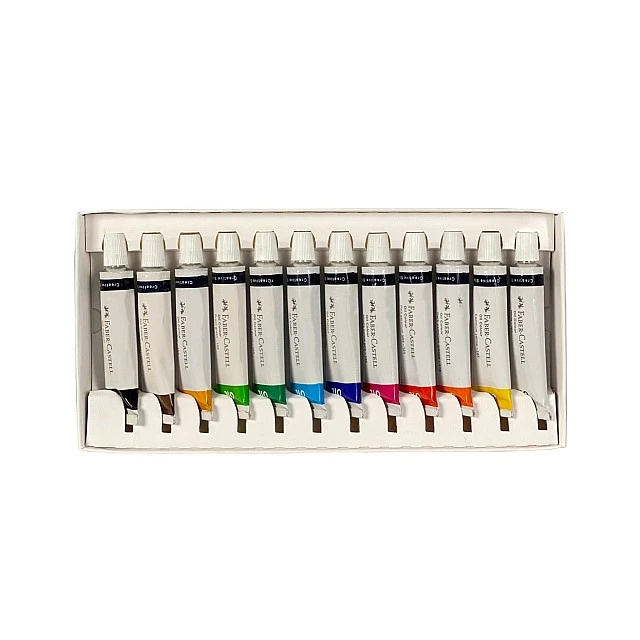 Faber-Castell Oil paints, in tubes, 12 colors, 9 ml