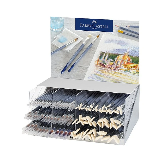 Faber-Castell Display for brushes, mix, 110 pieces