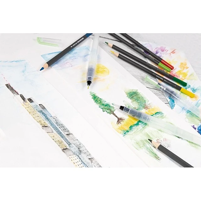 Eberhard Faber Artist Watercolor Brushes, 3 pieces