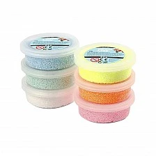 Creativ Company Foam clay, 6 x 14 g, neon colours