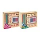 Grafix Wooden stamps and coloured pencils set in box, assorted, 36 pieces