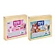 Grafix Wooden stamps and coloured pencils set in box, assorted, 36 pieces