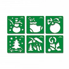 Nowa Szkola Template Christmas, 6 shapes