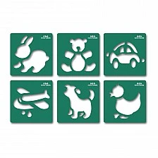 Nowa Szkola Template Toys, 6 shapes
