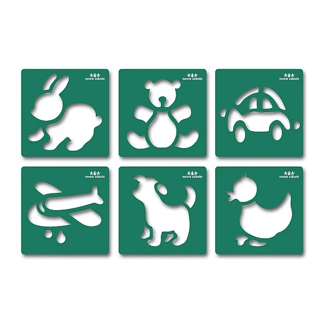 Nowa Szkola Template Toys, 6 shapes
