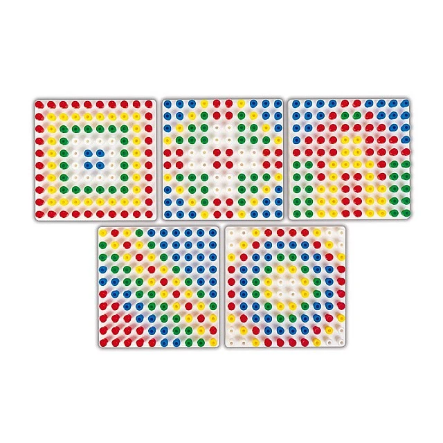 Nowa Szkola Mosaic, 5 boards, 1000 pegs, 16 x 16 cm
