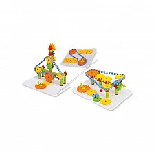 Nowa Szkola Construction set, gears with chain, 170 pieces