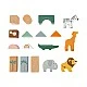 Small Foot wooden Safari construction set, 50 pieces