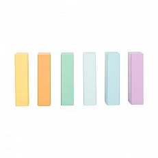 Small Foot wooden construction set pastel colours, 50 pieces
