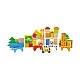 Small Foot Конструктор Зоопарк, дървен, 50 части