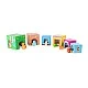 Small Foot stacking cubes Farm animals, 12 pieces