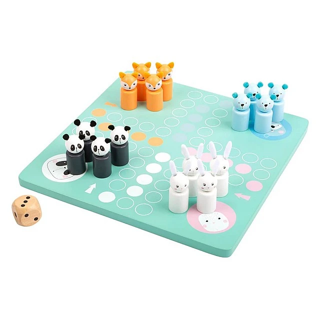 Small Foot Ludo pastel colours