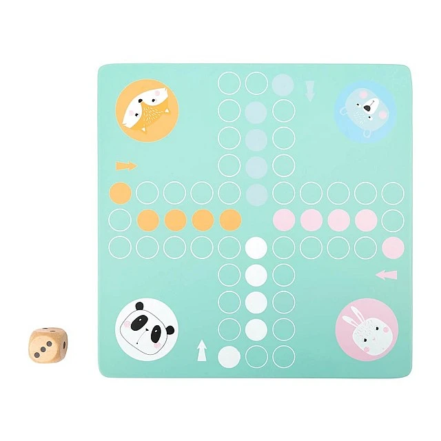 Small Foot Ludo pastel colours