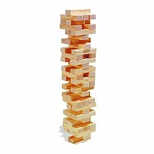 Small Foot Jenga game, wooden, 60 pieces