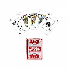 Cartamundi Карти за игра Texas Holdem, червено-черни