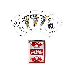 Cartamundi Playing cards Texas Hold’em red/black