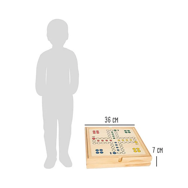 Small Foot Classic games 20 in 1, in a wooden box