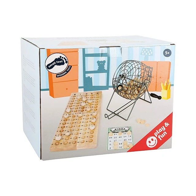 Small Foot Bingo game, classic, 32 x 24 x 24 cm