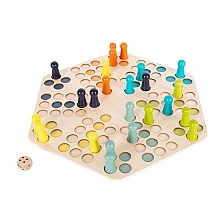 Small Foot Ludo XXL wooden for six players