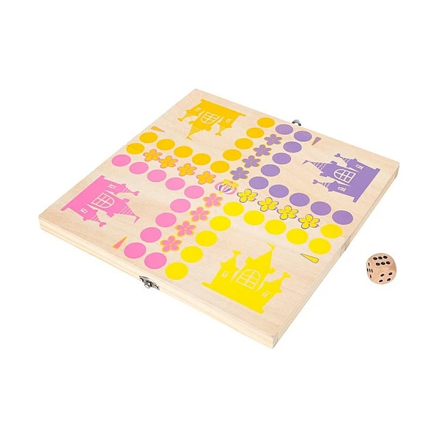 Small Foot Ludo Princesses wooden, 24 x 24 x 1.5 cm