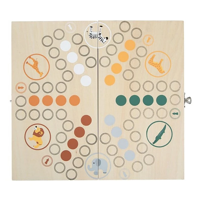 Small Foot Ludo Safari for 6 players