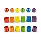 Learning Resources String Beads, Wooden, 108 Count, with 20 active cards included