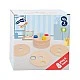 Small Foot Пъзел с цветни пръчки, за нанизване, дървен, 9 части