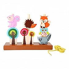 Small Foot String game Wild animals, 10 pieces