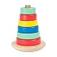 Small Foot stacking tower with wooden shapes